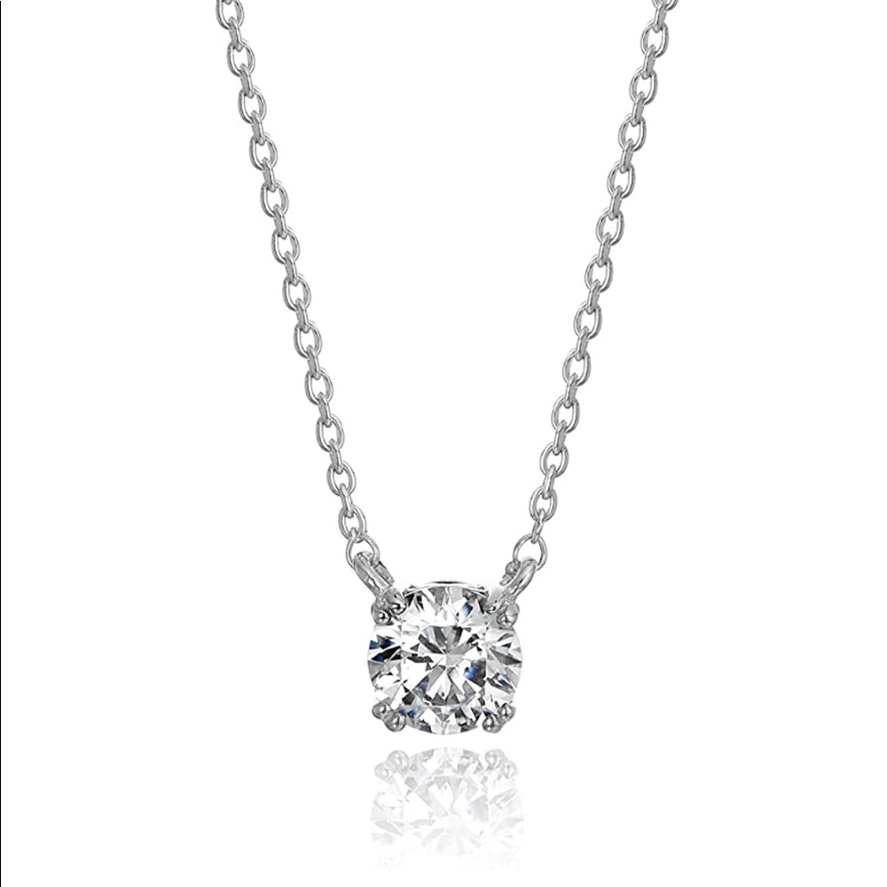 Sterling Silver Swarovski Pendant Necklace
